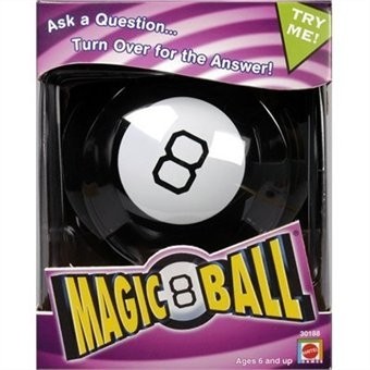 Mattel games Magic 8 Ball Black